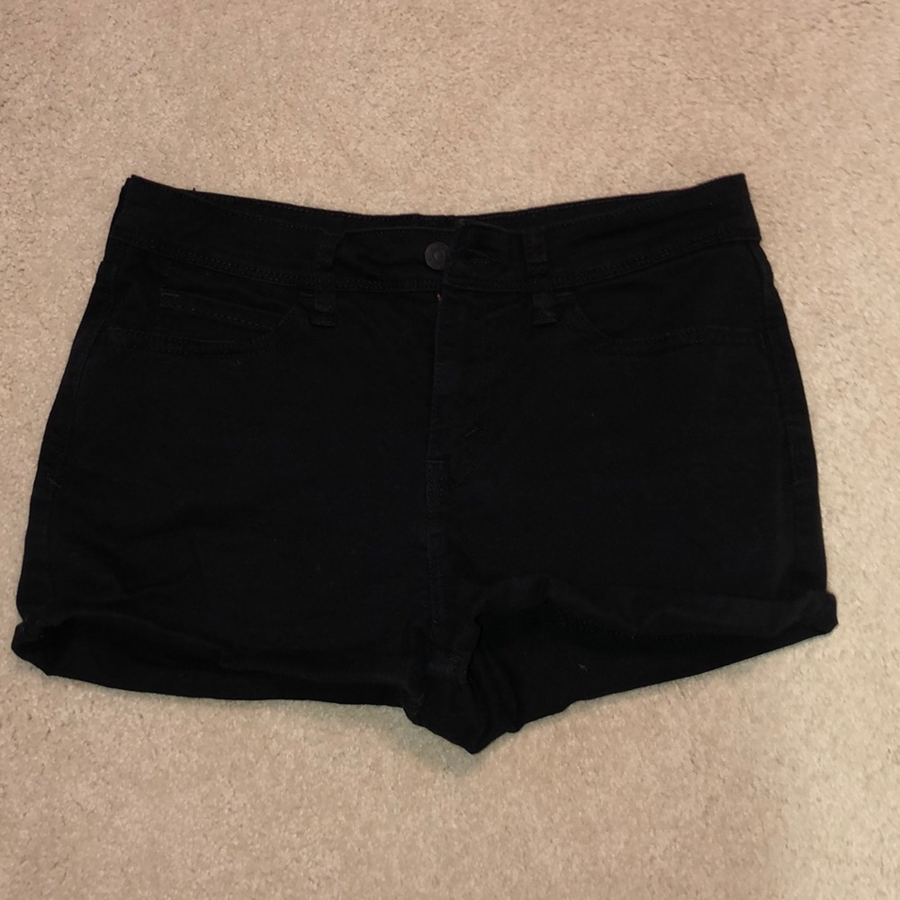 Black Levi jean shorts
